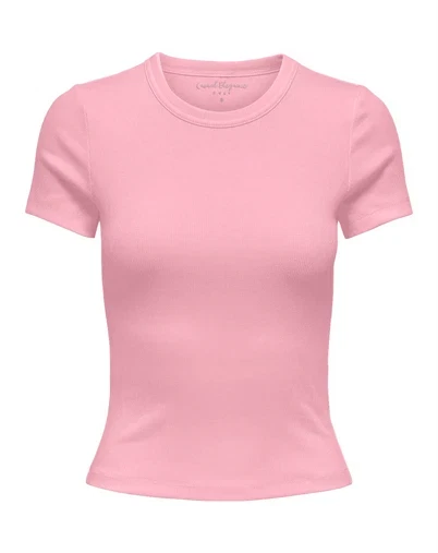 Only - ONLVal Life O-Neck T-Shirt - Romance Rose 